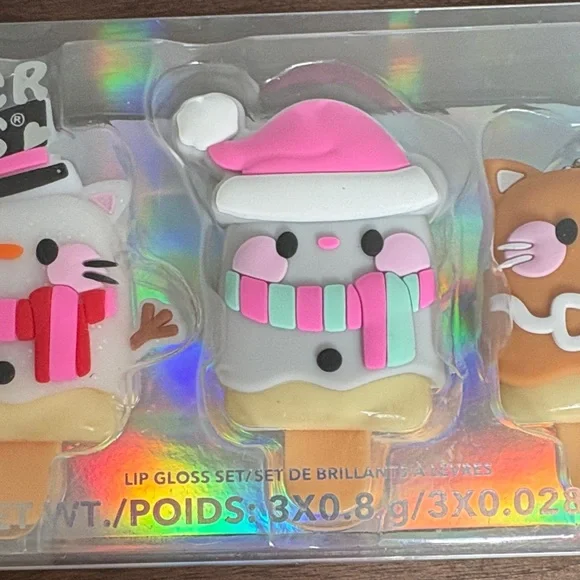 Claire's Pucker Pops Holiday Lip Gloss Trio - Picture 4 of 5